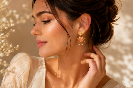 Boucles d'oreilles-Éclat Solaire