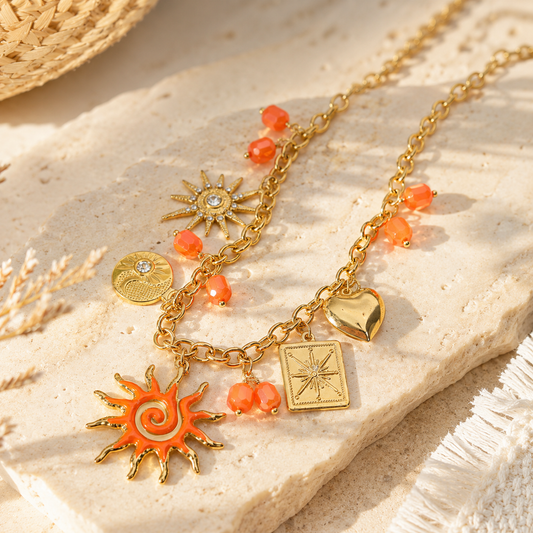 Collier  -  Aura   Corail