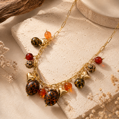 Collier - Nuance Fauve