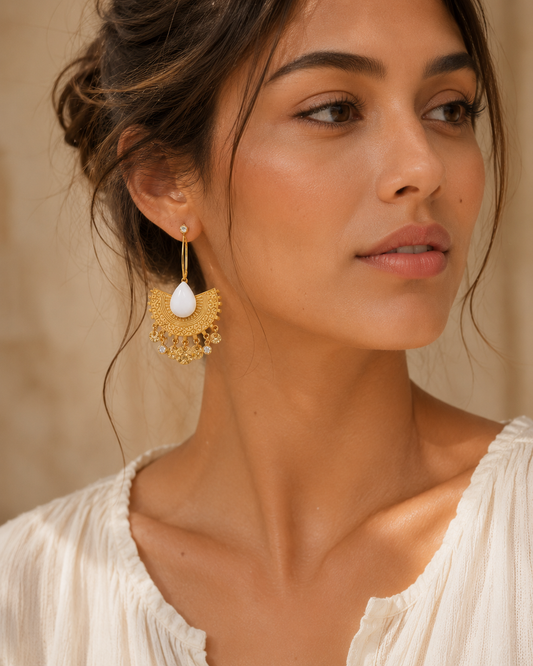 Boucles d'oreilles - Perle d'Orient