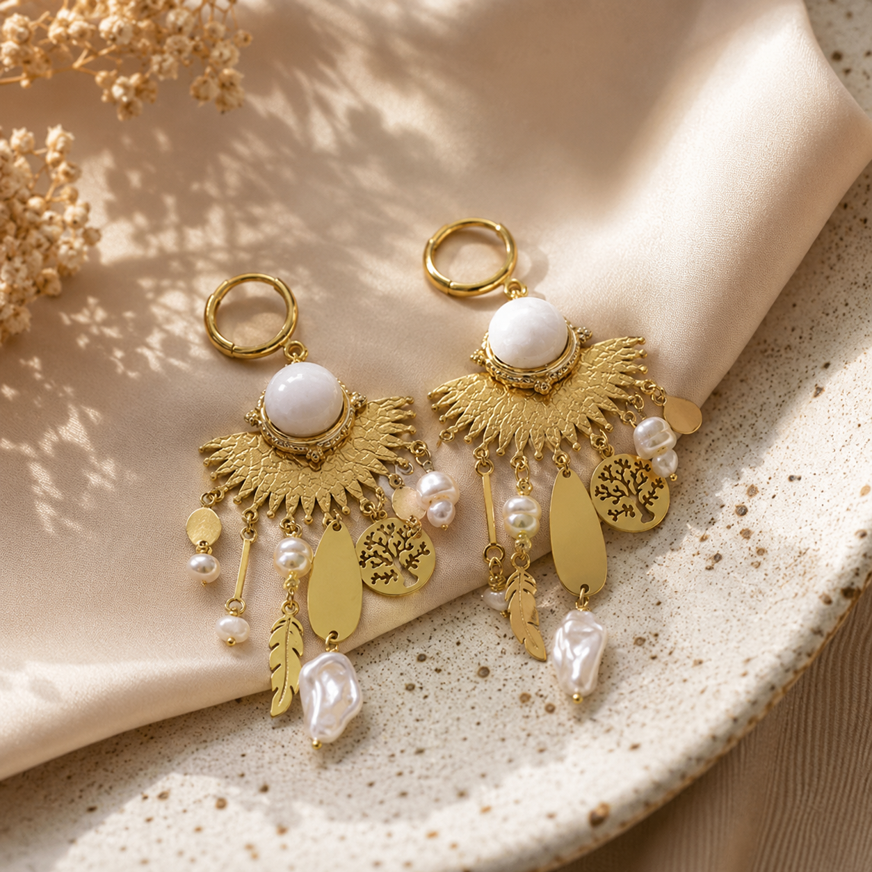 Boucles d’oreilles - Solaria Perla