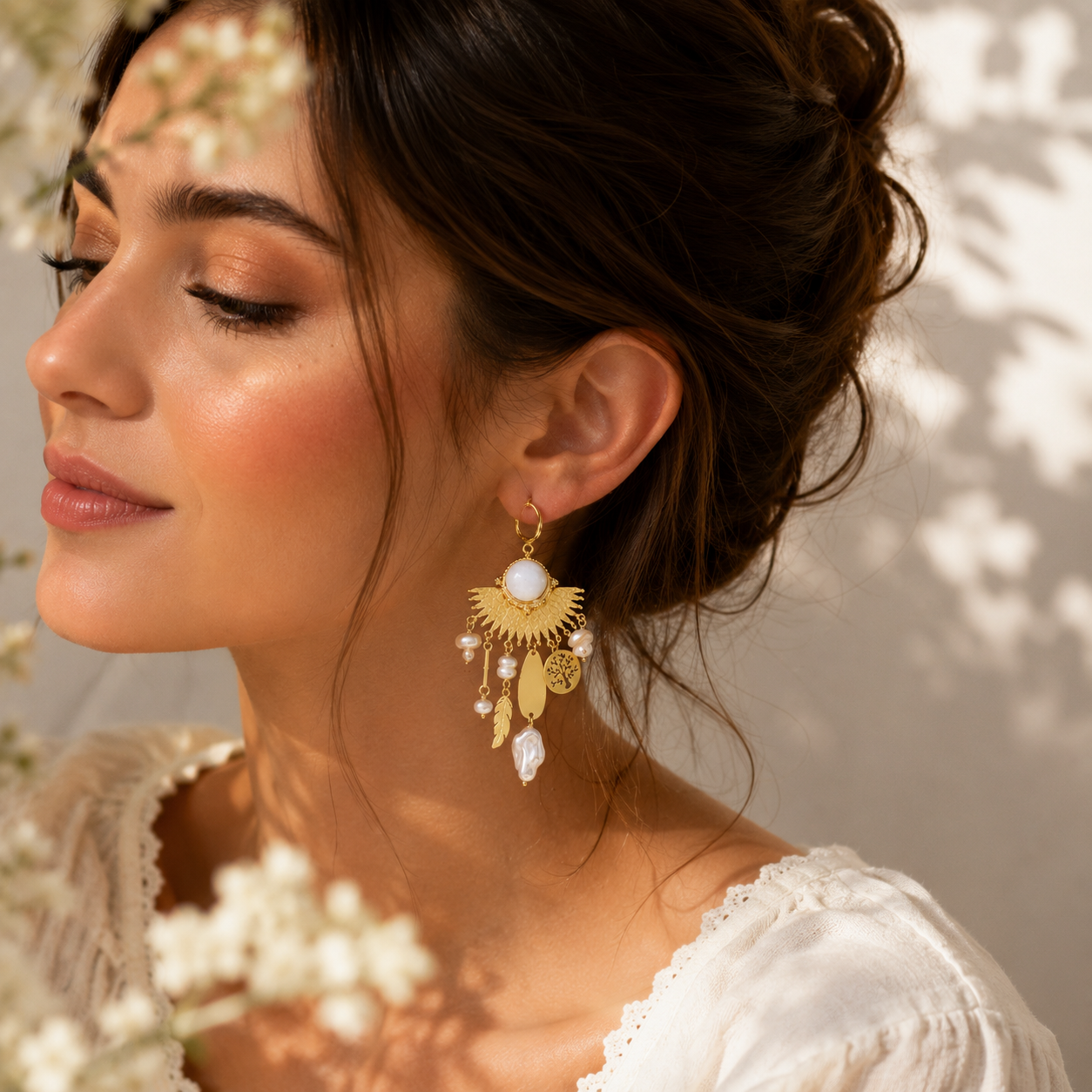 Boucles d’oreilles - Solaria Perla