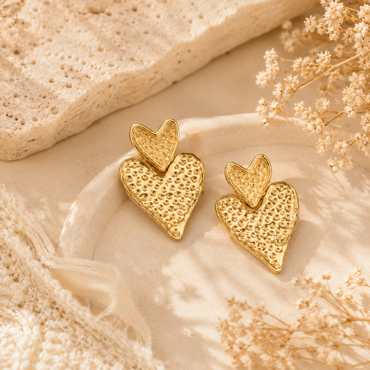 Boucles d'oreilles - Reine de Coeur