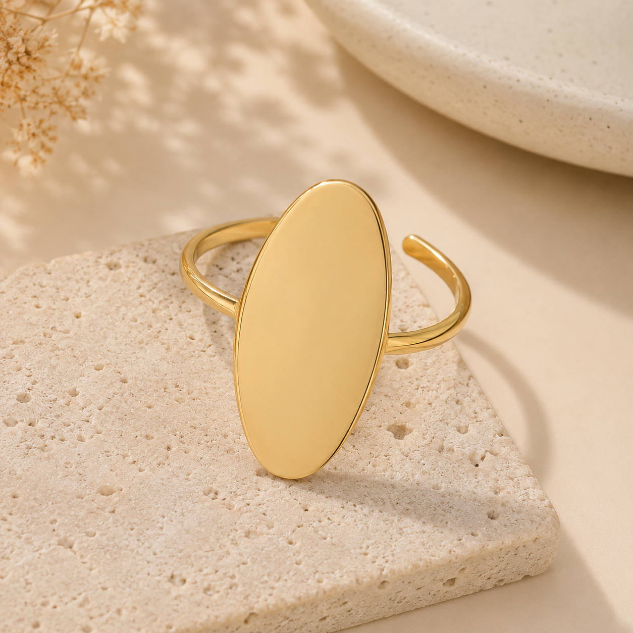 Bague - Eclipse Dorée
