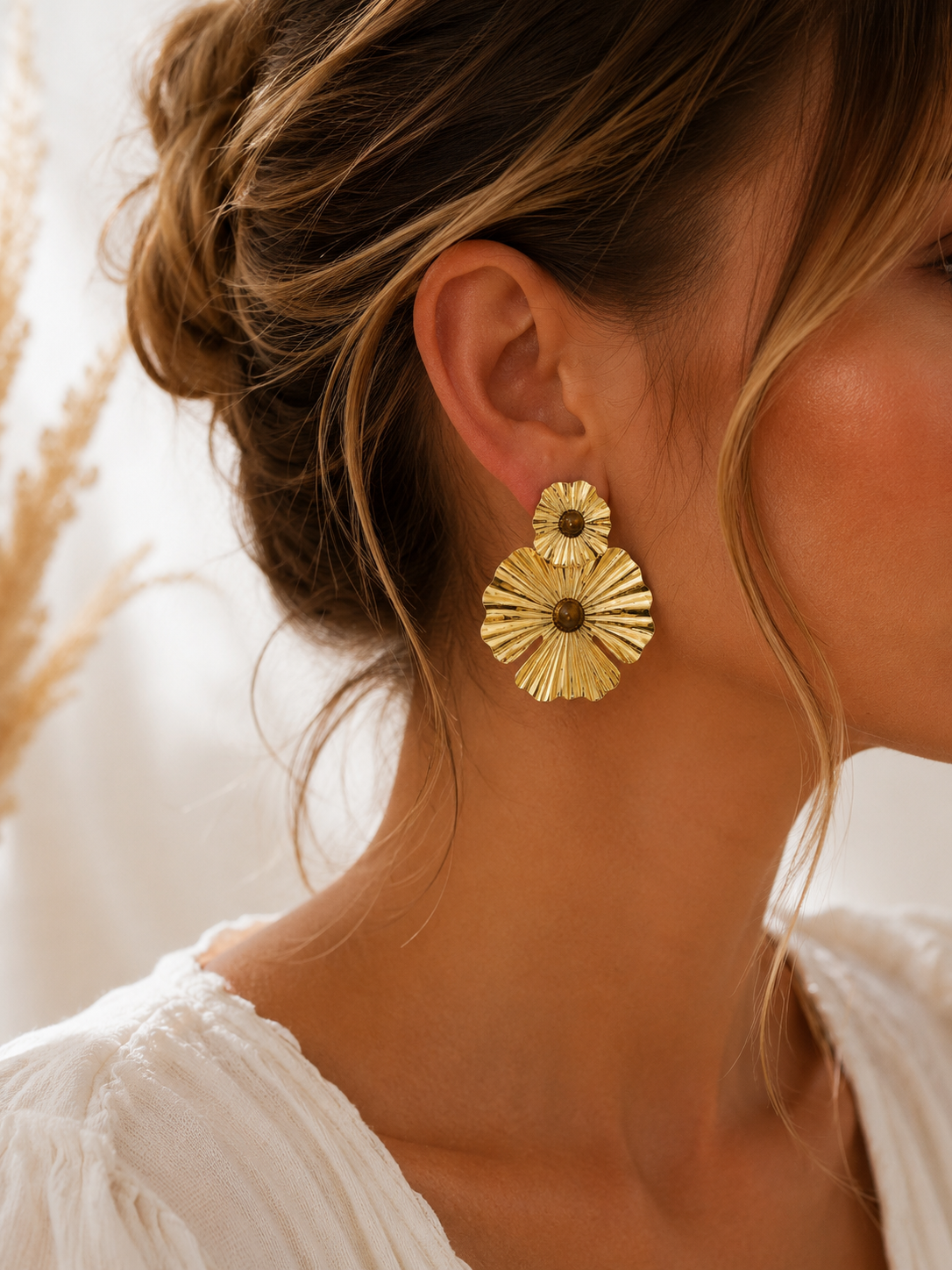 Boucles d'oreilles - Dahlia
