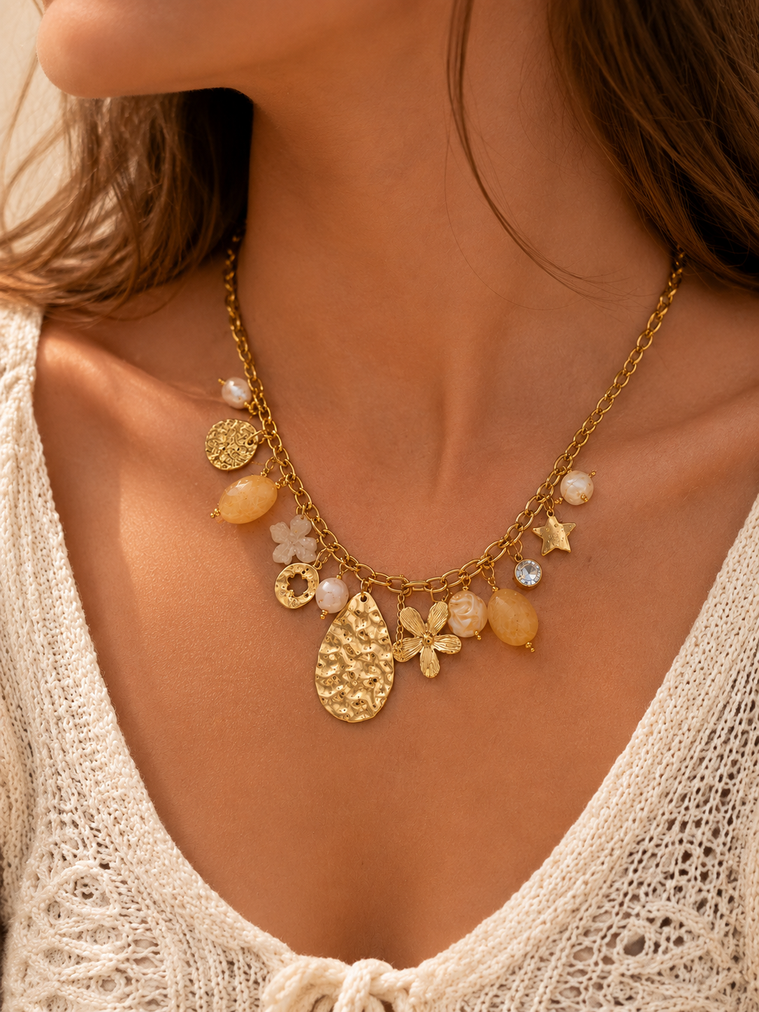 Collier - Eclsion Dorée